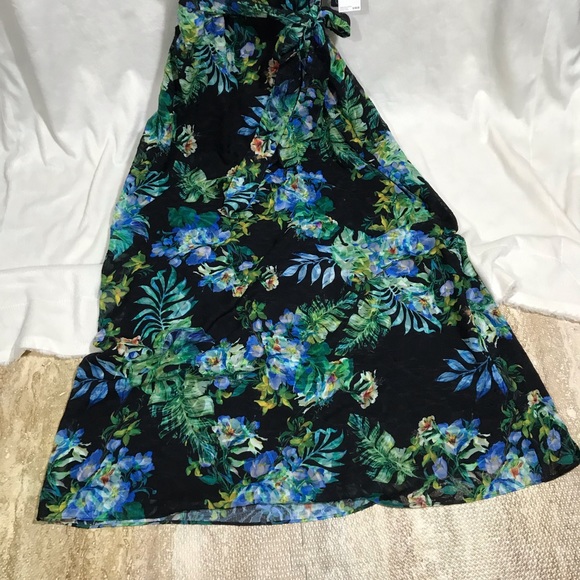 NWT Adrianna Papell Printed Burn Out Maxi Dress - Picture 7 of 8
